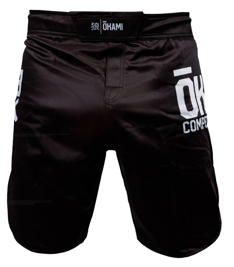 OKAMI Fight Shorts Comp Team -Black